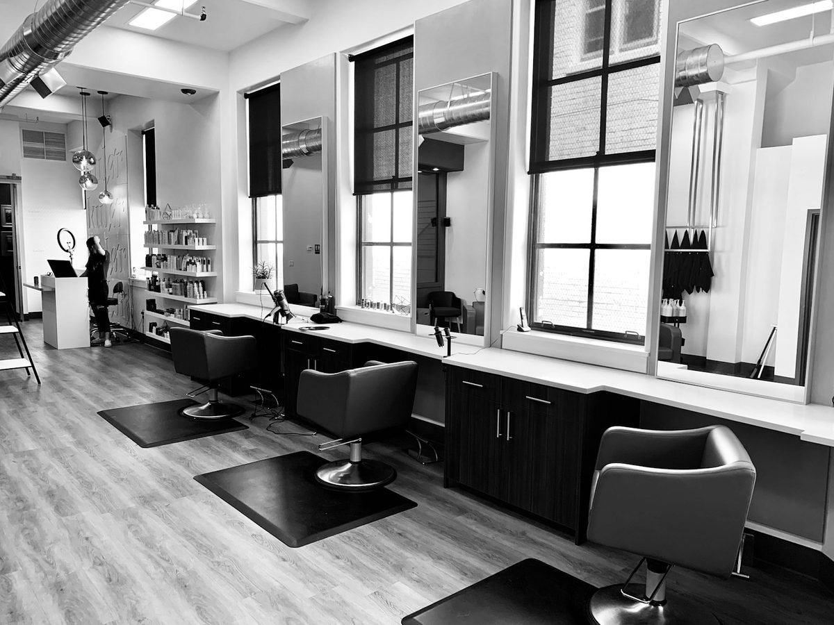 Example hair salon website